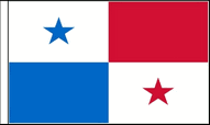 Panama Hand Waving Flags